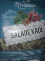 Mängden socker i Algues (salade kaol)