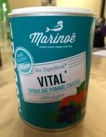 Mängden socker i Spiruline pomme cassis