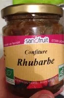 Mängden socker i Confiture rhubarbe