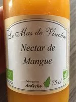 Mängden socker i Nectar de mangue