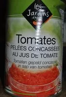 Mängden socker i Tomates Pelées Concassées au Jus de Tomates