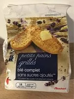 Mängden socker i Petits pains grilles