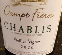 Mängden socker i Chablis vieilles vignes