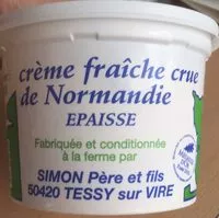 Mängden socker i Crème fraîche crue de Normandie Epaisse
