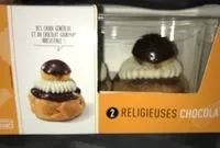 Mängden socker i 2 religieuses chocolat