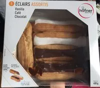 Mängden socker i Éclairs Assortis