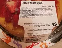 Mängden socker i Tarte aux fraises