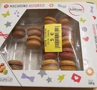 Mängden socker i 20 macarons assortis