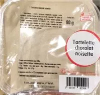 Mängden socker i Tartelette chocolat noisette