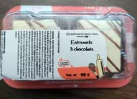 Mängden socker i Entremets 3 chocolats