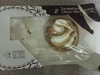 Mängden socker i 2 tartelettes au citron meringuées