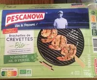 Mängden socker i Brochette de crevettes Bio