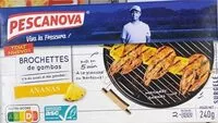 Mängden socker i Brochettes de gambas
