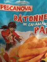 Mängden socker i Bâtonnets de calamars panés