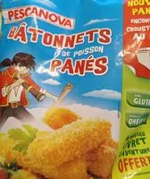 Mängden socker i Batonnets de poisson panés