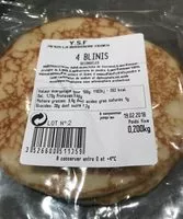 Mängden socker i 4 Blinis