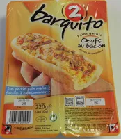 Mängden socker i Barquito Oeufs au bacon