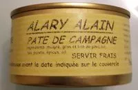 Mängden socker i Pâté de campagne