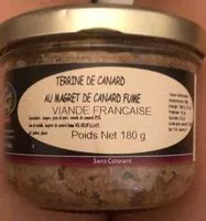 Mängden socker i Terrine de canard