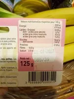 Mängden socker i Amandes decortiquées