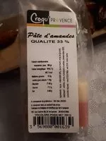 Mängden socker i Pate d'amandes