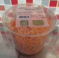 Mängden socker i Carotte rapée bio