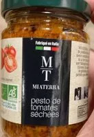 Mängden socker i Pesto de tomates séchées