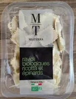 Mängden socker i Ravioli biologiques ricotta et épinards