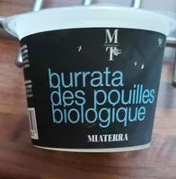 Mängden socker i Burrata des Pouilles biologique