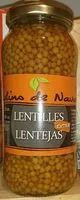 Mängden socker i Lentilles Jardins de Navarre bocal