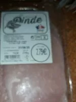 Mängden socker i Escalopes de dinde