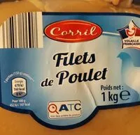 Mängden socker i Filets de poulet