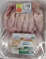 Mängden socker i Cuisses de poulet
