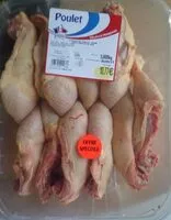 Mängden socker i Cuisses de poulet jaune avec partie de dos