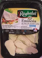 Mängden socker i Emincés de filet de poulet cuits nature
