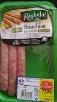 Mängden socker i Saucisse de volaille aux olives