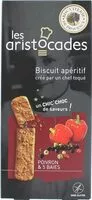 Mängden socker i Biscuit Poivron & 5 Baies Sans Gluten