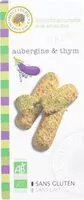 Mängden socker i BISCUITS GOURMETS AMANDES AUBERGINE ET THYM