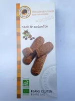 Mängden socker i Biscuits gourmets aux amandes, café & noisette
