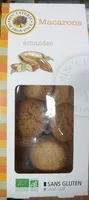 Mängden socker i Macarons amandes Biscuits