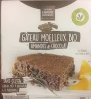 Mängden socker i Gateau moelleux bio amandes et chocolat