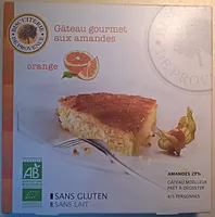 Mängden socker i Gâteau gourmet aux amandes à l'orange