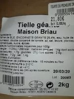 Mängden socker i Tielle