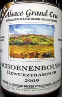 Mängden socker i Schoenenbourg Gewurztraminer 2009 AOC Bio