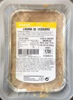 Mängden socker i Lasaña de verduras