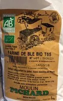 Mängden socker i Farine de ble bio T65