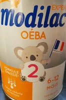 Mängden socker i Modilac Expert Oéba 2