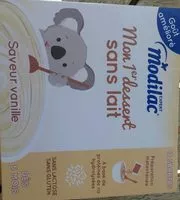 Mängden socker i Modilac Mon 1er Dessert Sans Lait Vanille