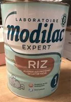 Mängden socker i Modilac expert Riz