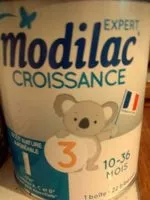 Mängden socker i Modilac Expert Croissance